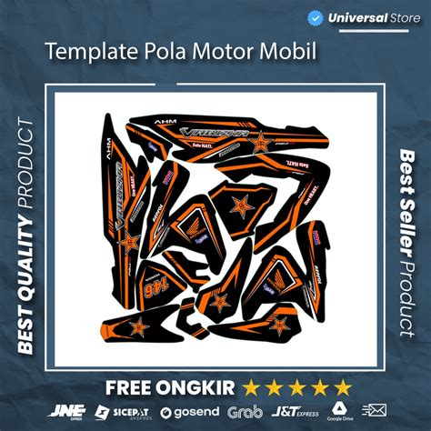 Pola Mobil Cutting Sticker