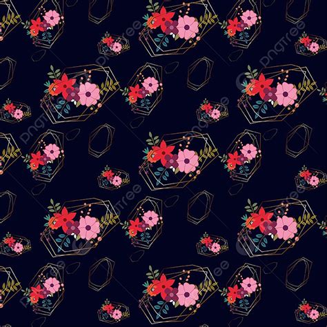 Pola bunga yang indah