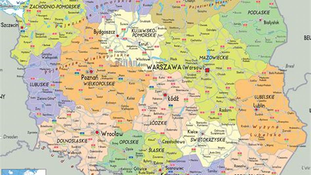 Poland Map 2024