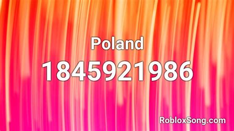 Poland Roblox ID