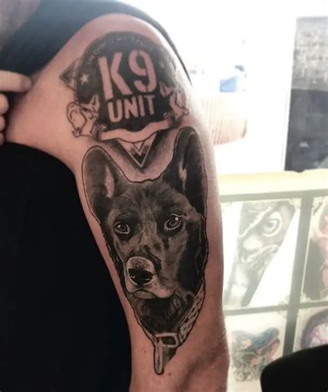 16 Best Police K9 Tattoo Designs The Paws