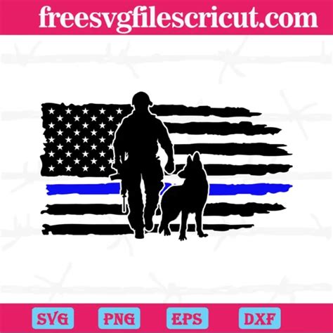 Download Police American Flags DXF Files