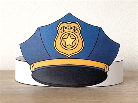 Police Hat Printable