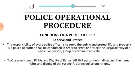 Police Operational Procedure