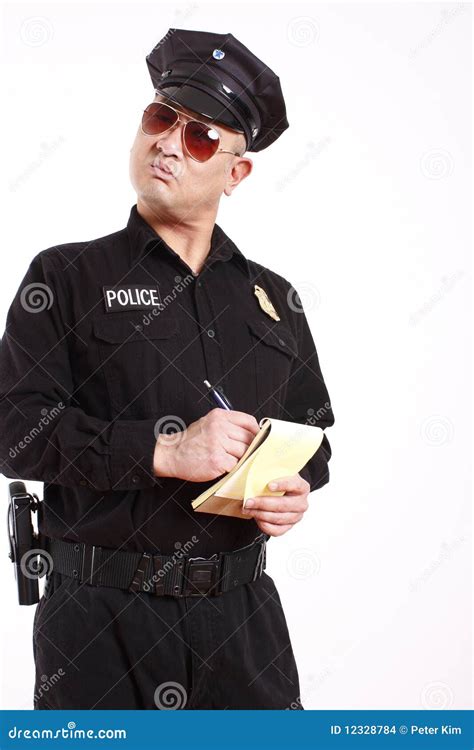 Police Officer Writing Citation