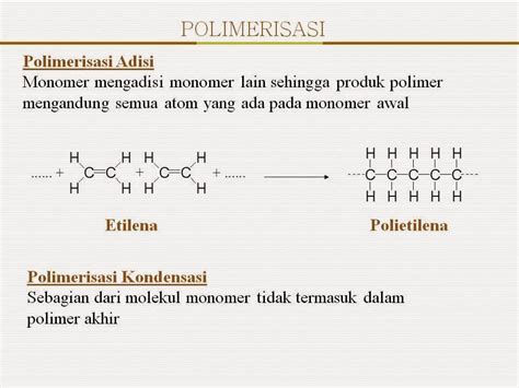 Polimer Berikut yang Terbentuk Melalui Polimerisasi Kondensasi Adalah…