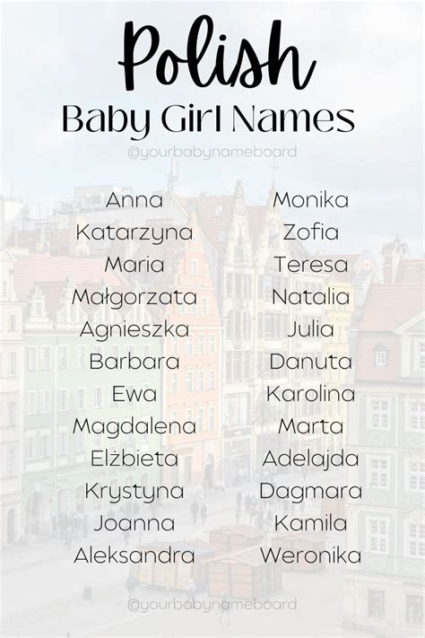 Polish Girl Names That Start With P