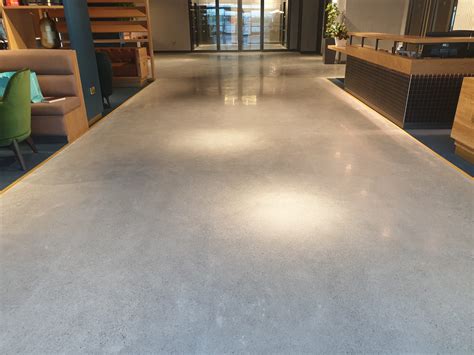 Polished Concrete in Commercial Space