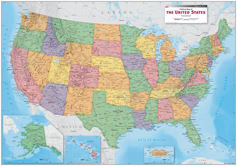 Politcal Map Of The Us