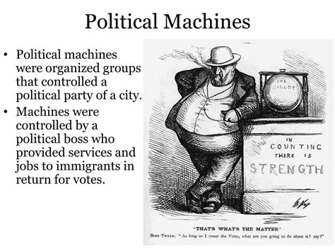 Uncovering the Definition of Political Machines in US History