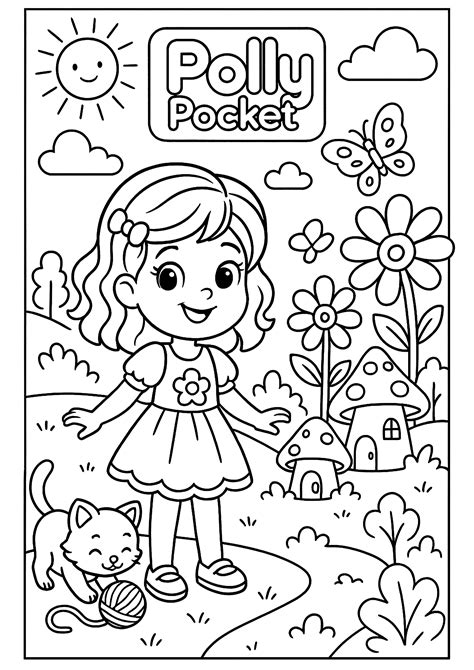 Polly Pocket Coloring Page