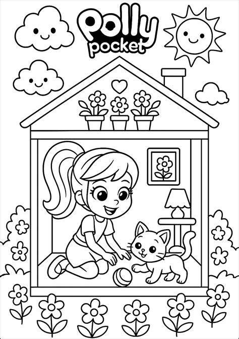 Polly Pocket Coloring Pages