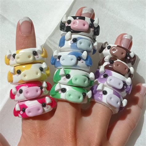 Polymer+Clay +Rings+Gift