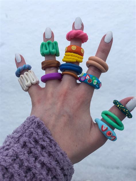 Polymer+Clay +Rings+Storytelling