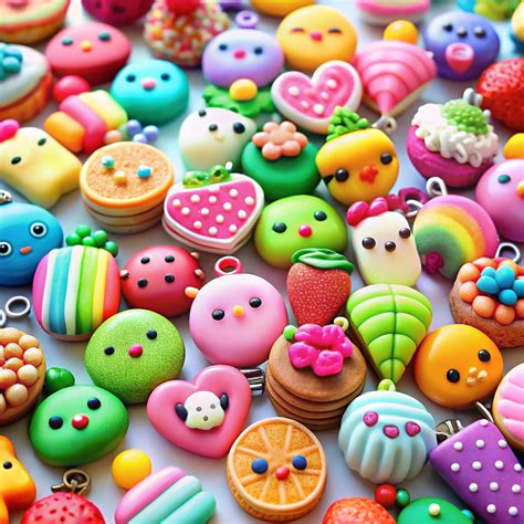 Polymer Clay Charm Designs