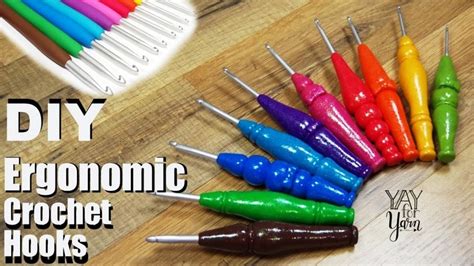 Polymer Clay Crochet Hooks