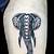 Polynesian Elephant Tattoo