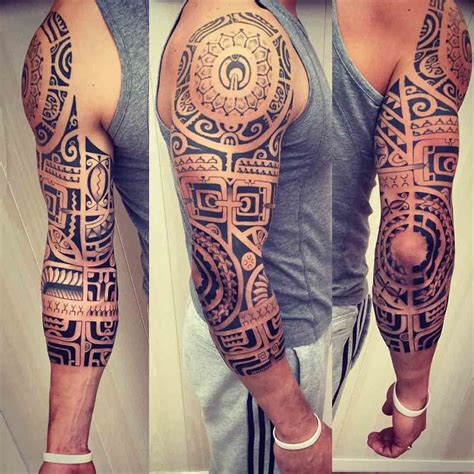 Shoulder tattoo gallery, high quality Polynesian designs