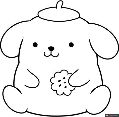 Pompompurin Coloring Page