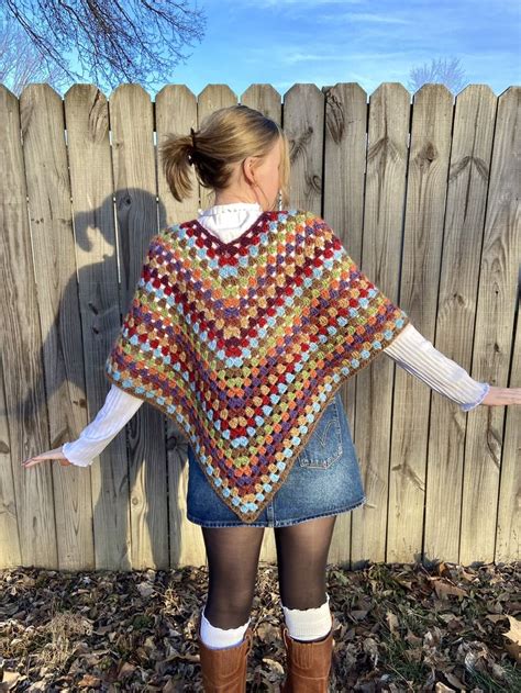 Poncho Crochet Free Pattern