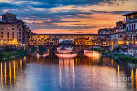 Ponte Vecchio at Sunset