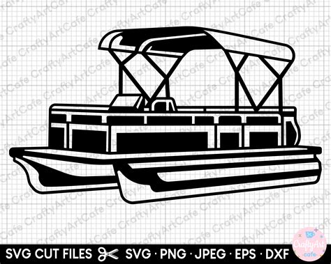 Smooth Sailing Ahead: Elevate Your Designs with High-Quality Pontoon SVG Files