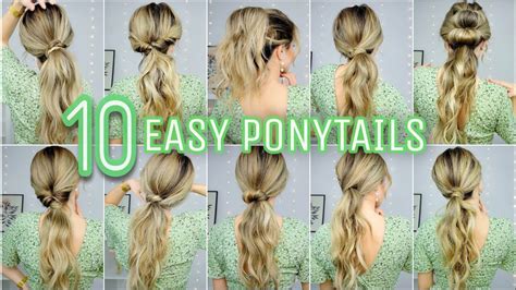Ponytail Tutorials On Youtube
