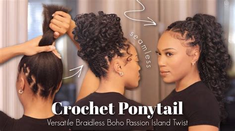 Ponytail With Crochet Hair