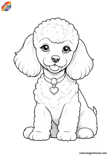 Poodle Coloring Pages