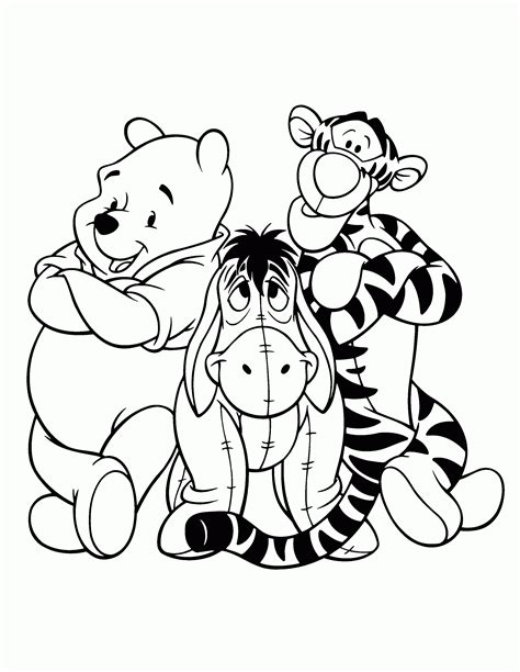 Get This Winnie the Pooh Coloring Pages to Print for Kids