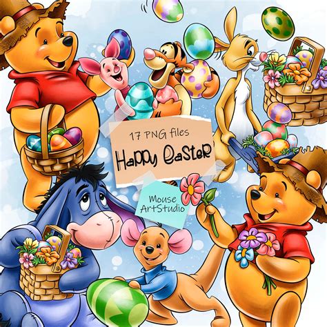 Pooh Happy Easter