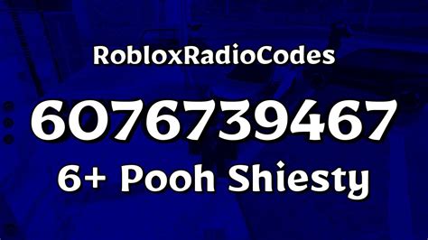 Pooh Shiesty Roblox Radio Codes/IDs - YouTube