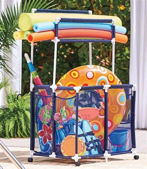 Pool Toy Storage Deck Boxes, Float Organizers and More
