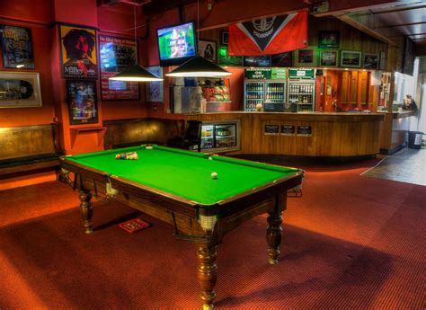 Pool Hall Drink Selection