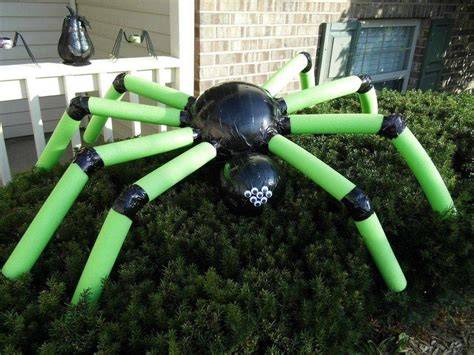Pool Noodle Spiders
