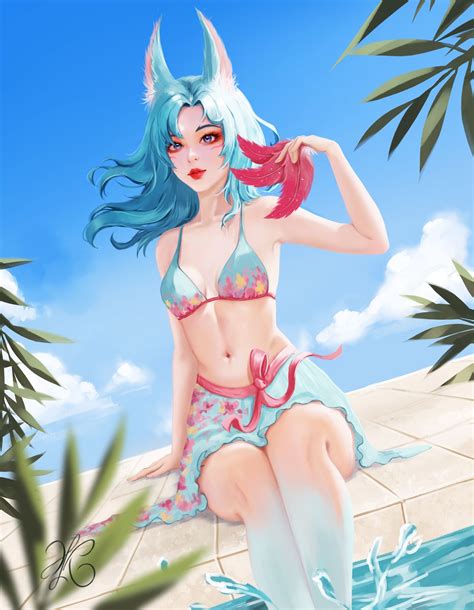 Pool Party Ahri