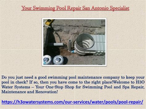 Pool Repair San Antonio Warning Signs