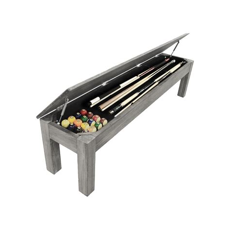 Pool Table Bench With Storage