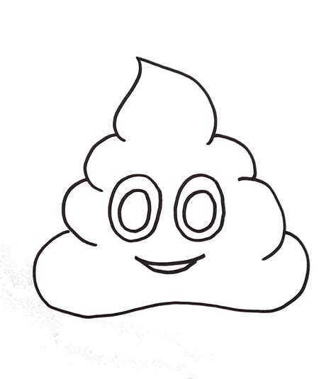 Poop Emoji Printable