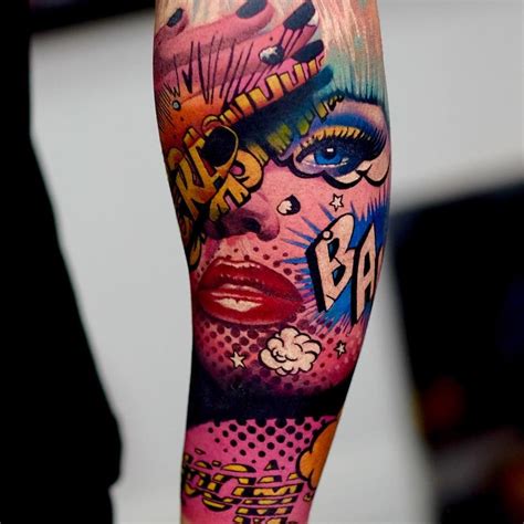 Top 42 Best Pop Art Tattoo Designs For Men & Women 2020