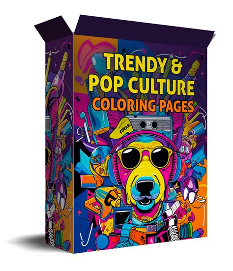 Pop Culture and Fandom-Specific Coloring Books