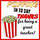 Popcorn Teacher Appreciation Free Printable