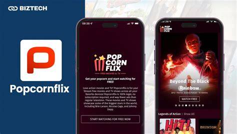 Popcornflix user interface