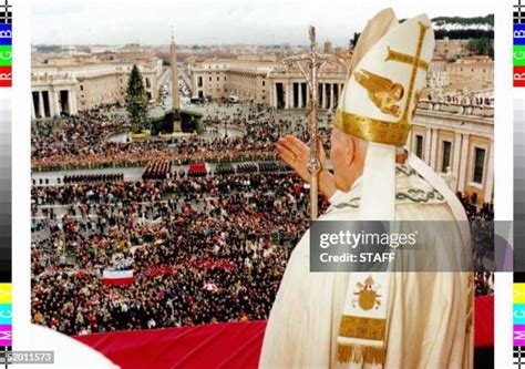 Pope Blessing Crowd
