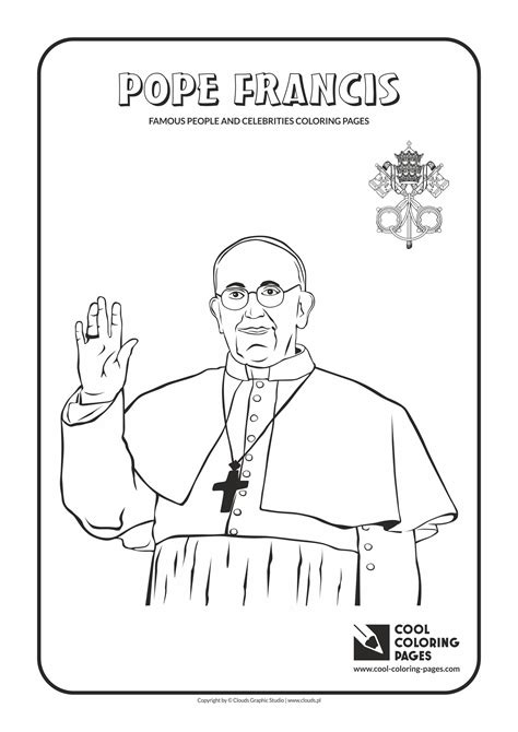 Pope Francis Coloring Page