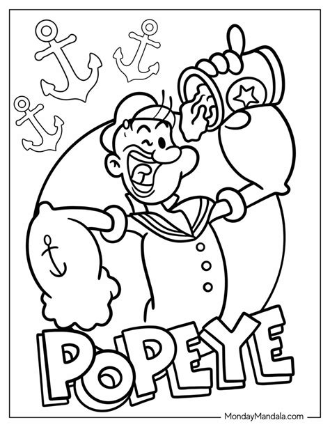 Popeye Coloring Pages