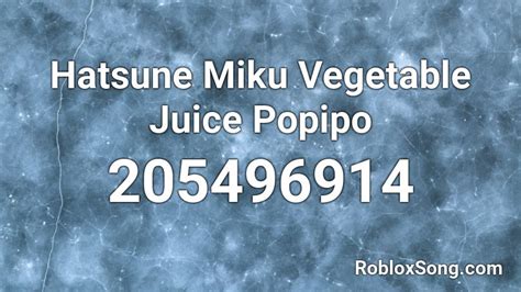 Popipo Roblox ID