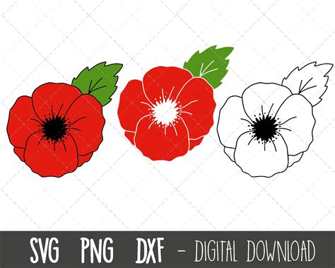 Unleash Your Creativity with Delightful Poppy Flower SVG Free Downloads!