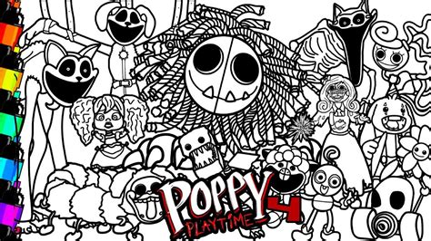 Poppy Playtime Chapter 4 Coloring Pages