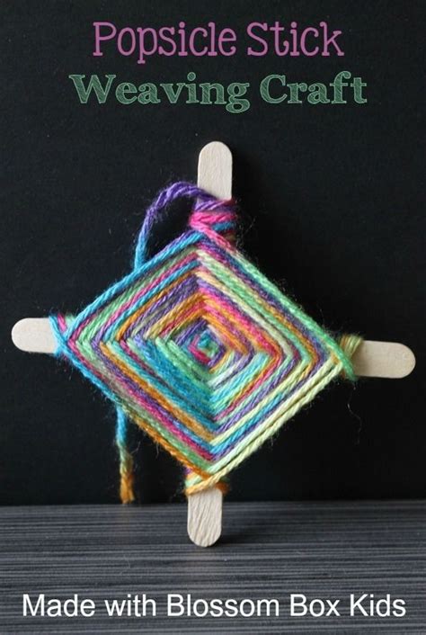 Popsicle Stick And Yarn Crafts